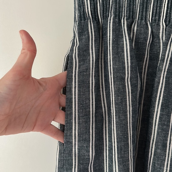 J crew stripe linen blend skirt - Picture 2 of 5